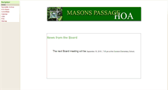 Desktop Screenshot of masonspassage.org